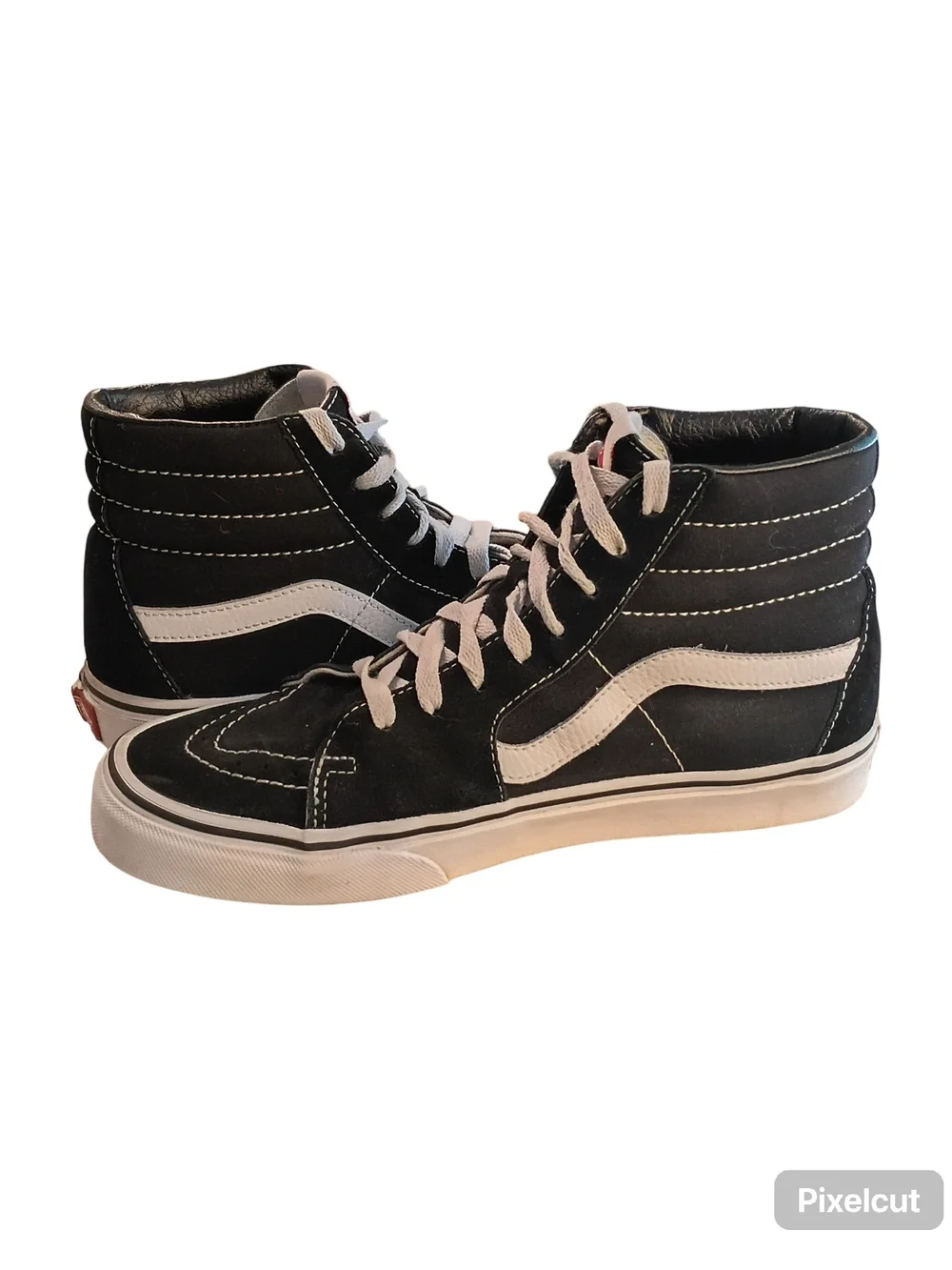 Vans Sk8-Hi Classic Black White High Top Skate Sneakers Women’s Size 9